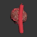 Detailed Human Organ Structure Featuring Hair Follicles And Blood Vessels