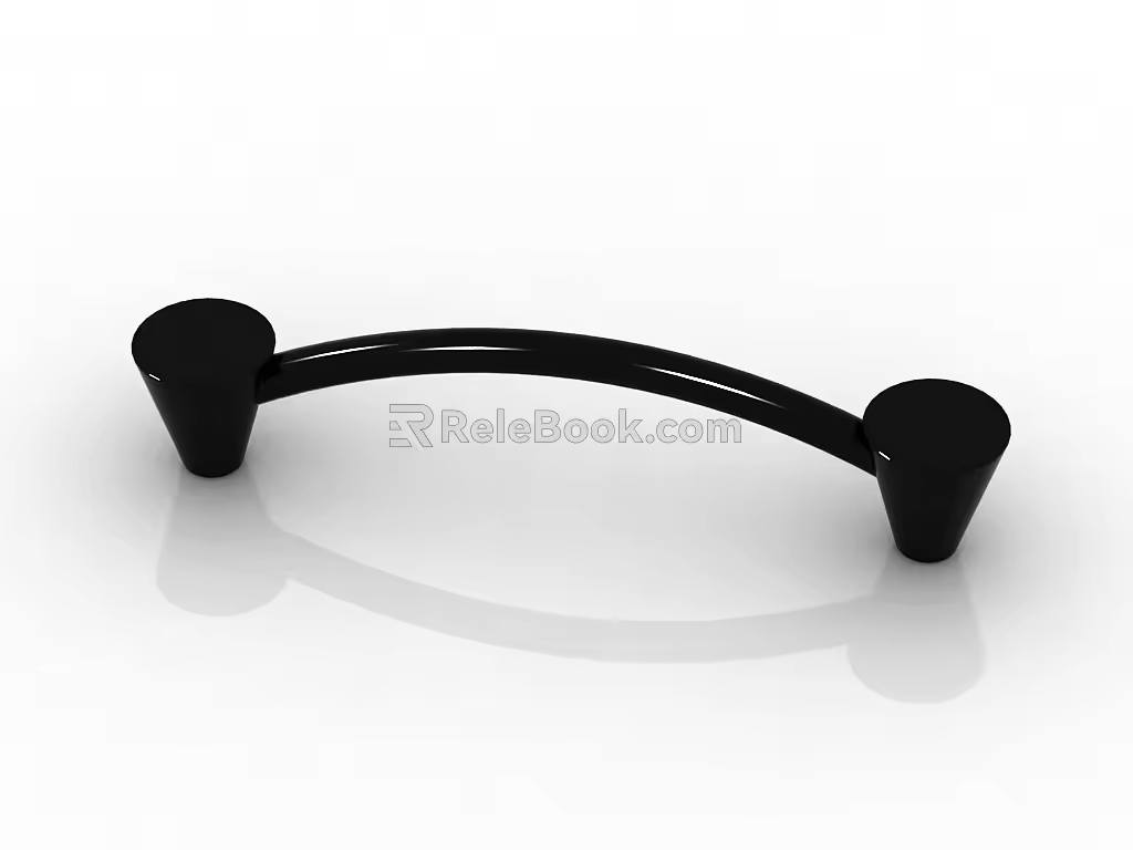 Modern hardware handle 3d model