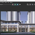 Aerial Planning of Modern Residential Complex With High Rise Buildings Commercial Podium and Pedestrian Walkways