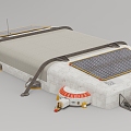 Industrial Equipment Moon Base Solar Energy 3d model