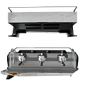 Modern coffee machine 3d model