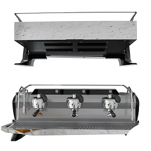 Modern coffee machine 3d model