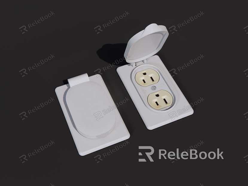 Industrial waterproof socket model