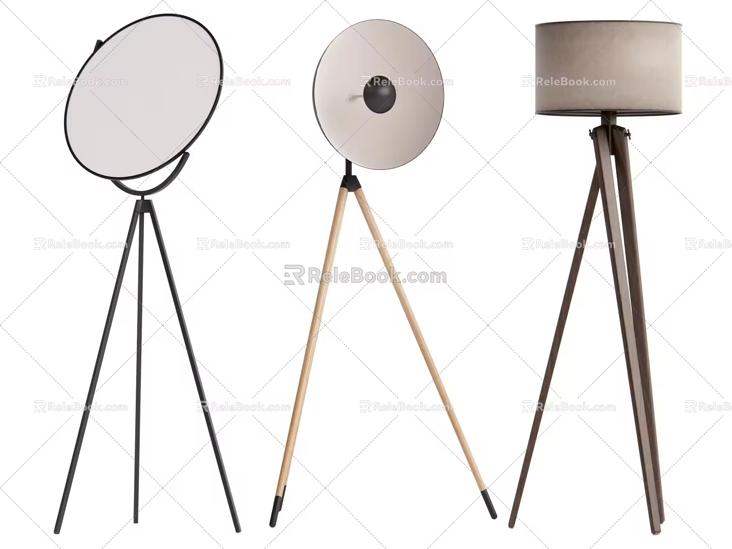 Modern floor lamp 3d model