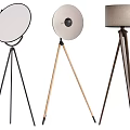 Modern floor lamp 3d model