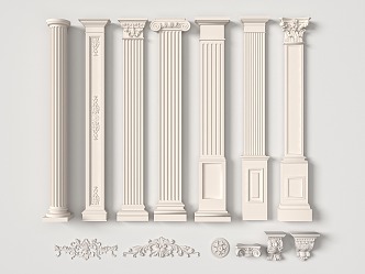 Jane's Roman Column 3d model