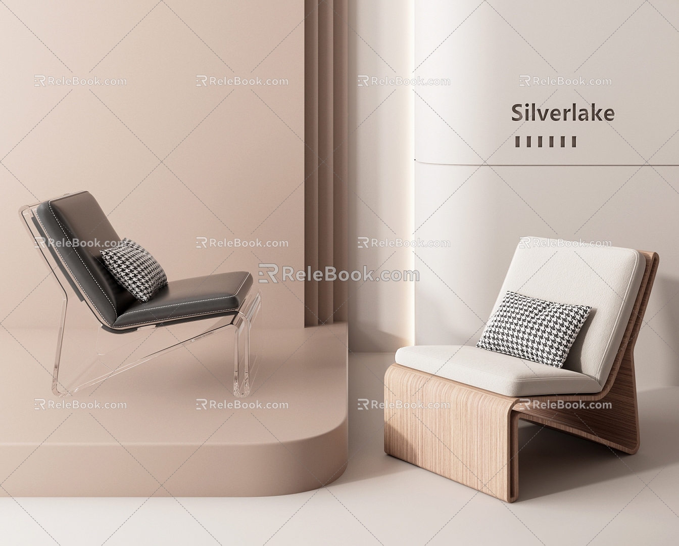 modern leisure chair 3d model