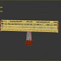 S21 Elongated Component With Red Frame Silver Body And Bottom Support Structure