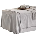 High Quality Medical Bed with Clean Sheets Pillow Towels and Tray