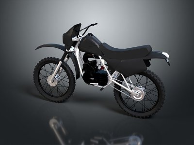 Motorcycle Two-wheeled Motorcycle Cross-country Motorcycle Road Race Motorcycle Motor Vehicle Transport 3d model