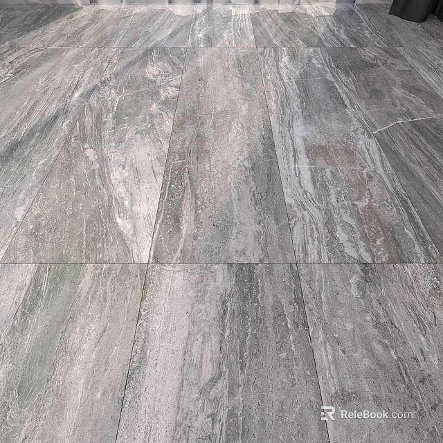 Gray Wooden Pattern Tiles Floor With Natural Texture And Modern Design 3d model 