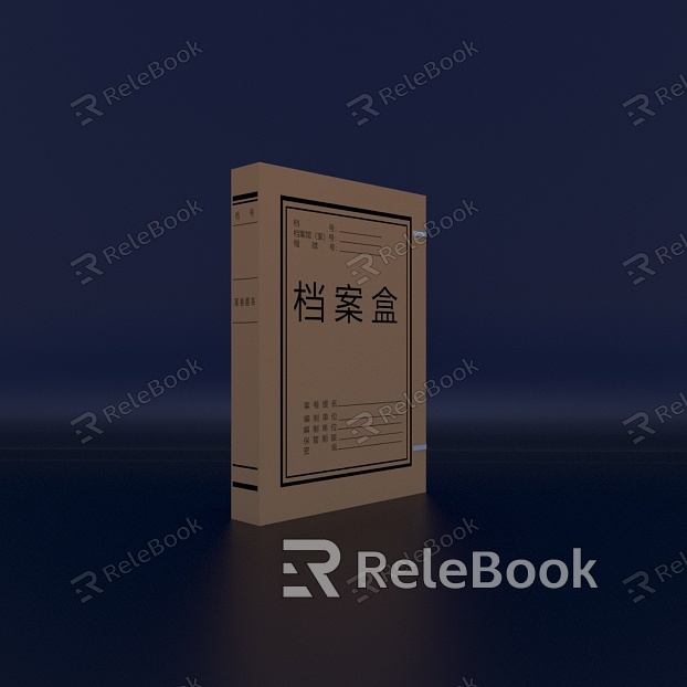 File Box File Folder model