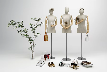Modern Half-Fit Model 3d model