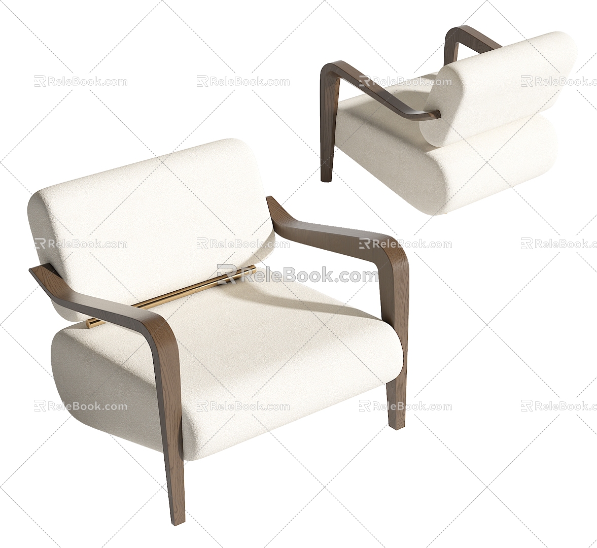 Quiet Wind Leisure Chair 3d model