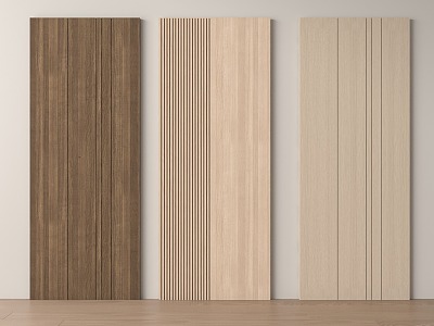 Modern wall panel wood veneer wood grain model