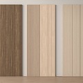 Modern wall panel wood veneer wood grain 3d model