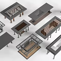 Modern Garden Pavilions Design With Various Roof Styles And Support Columns