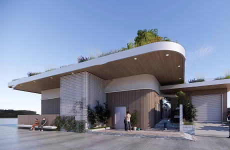 Public toilet 3d model