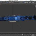 Sci-fi Dagger Sci-fi Dagger Flash Knife Future Dagger Cyberpunk Dagger High-tech Knife Low Face Number Low Model Simple Model Movie and TV Level Super Realism 3d model