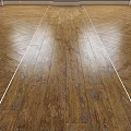 Polished Wooden Floor Construction With Herringbone Pattern And Natural Grain Texture