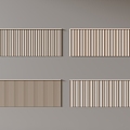 Modern Dado Grille Panel Great Wall Panel 3d model