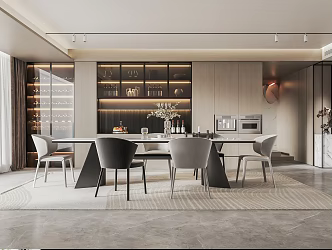 Modern Restaurant 3d model