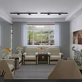 Modern Office Interior Design With Dark Cabinets Office Desk Chairs Sofa And Large Windows