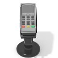 Professional POS Terminal Business Equipment With Display Screen Keypad And Stand