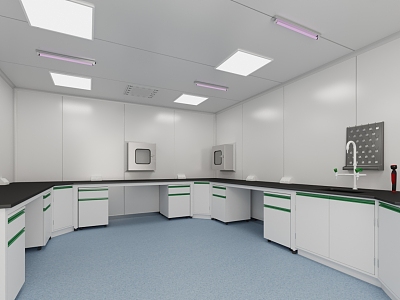 Laboratory 3d model