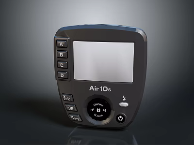 Air 10s Front Panel Featuring Screen Control Knob And Function Buttons 3d model Air 10s Front Panel Featuring Screen Control Knob And Function Buttons 3d model