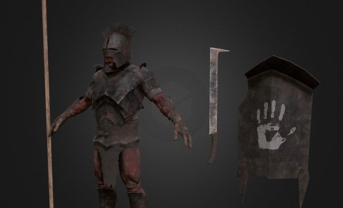 Weapon uruk bag 3d model