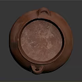 Handcrafted Terracotta Pottery Sculpture With Rounded Body And Textured Surface