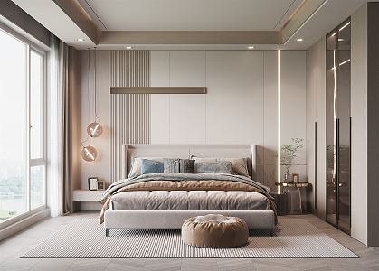 Modern Bedroom 3d model