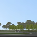 Modern Commercial Building With Glass Facade Water Pool And Landscaped Entrance Area