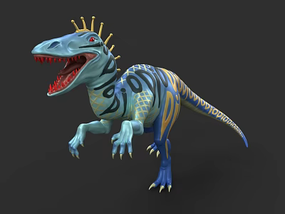 Dinosaur Dior Horror Monster jojo Dinosaur Dior Brando 3d model
