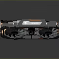 AORUS Graphics Card with Dual Fans Modern Cooling Design and Metal Structure