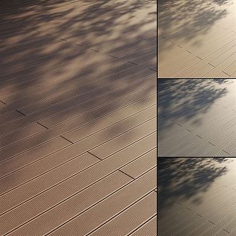 Modern Flooring Outdoor Ecological Wood Flooring 3d model