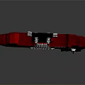 Glossy Red Electric Guitar Stylish Modern Household Musical Accessory