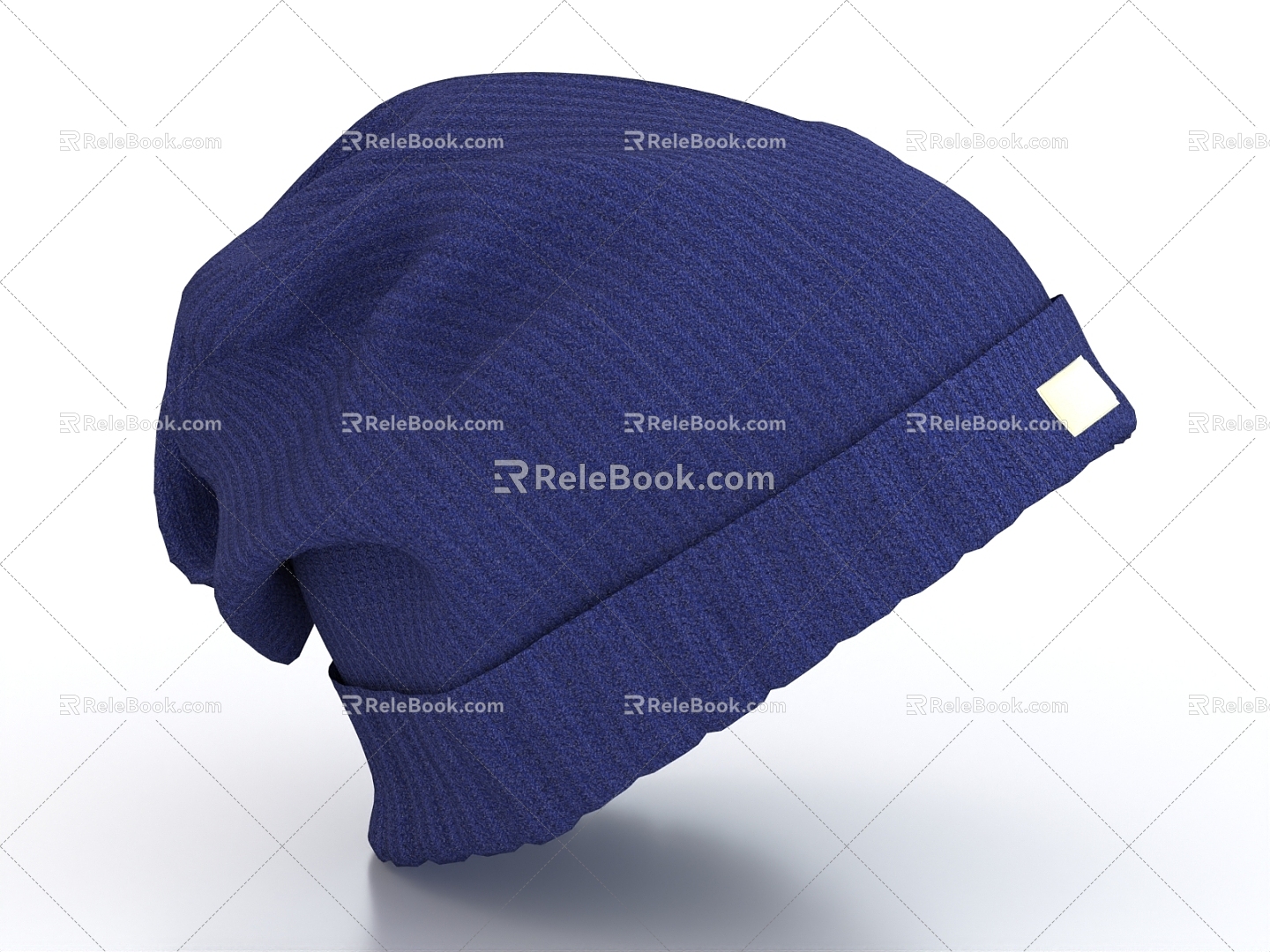 Knitted Hat Warm Hat 3d model