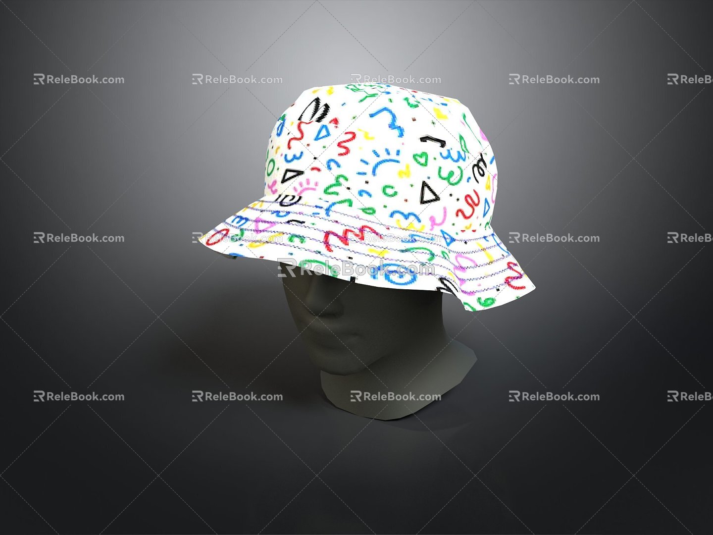 Hat Hat Realistic Game Item 3d model