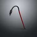 Iron Crowbar Iron Skid Crowbar Tools Hardware Tools Processing Tools Furniture 3d model