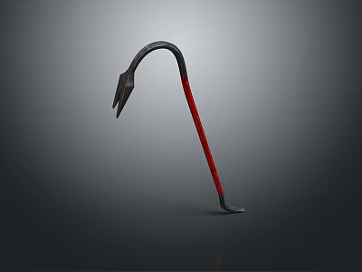 Modern Minimalist Lighting Combination with Black Red Metal Design for Home Decor 3d model