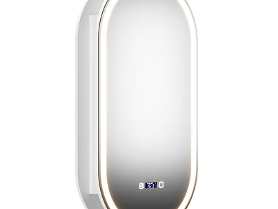 BENQ Illuminated Modern Bathroom Mirror With LED Light And Sleek Design 3d model