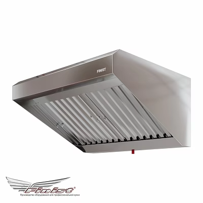 FAST Commercial Kitchen Exhaust Hood Stainless Steel Modern Design 3d model