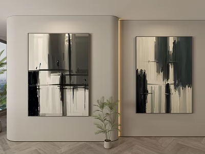 Modern Decorative Painting Decorative Painting Modern Hanging Painting Hanging Painting Simple Hanging Painting 3d model