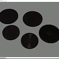 Household Metal Drain Covers Featuring Different Patterns And Round Designs For Daily Household Use