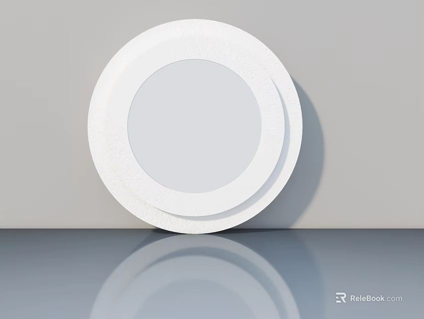 Modern White Hinged Door Design For Interior Home Decoration And Application 3d model