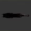 Futuristic Sleek Weapon Design With Metallic Body Wooden Accents And Intricate Details