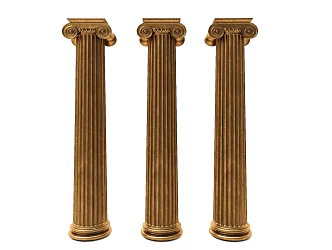 European Roman Column 3d model
