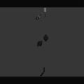 Different Weapons Types Including Curved Blade Knife With Red Black Handle and Folding Knife